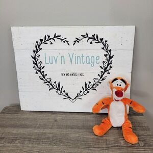 Disney Tigger Plush Doll Winnie The Pooh Orange Stuffed Animal‎ Toy 10" Plush